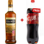 County 750ml + Free Club Cola 1L