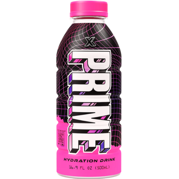 Prime Flavor X - Black & Pink Bottle 500ml Prime Flavor X - Black & Pink Bottle 500ml