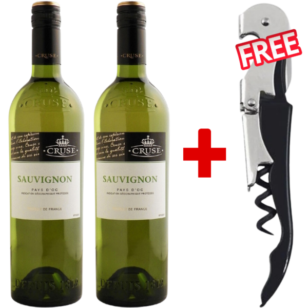 Copy of Copy of Social Media Product Ad (800 x 800 px) (22) 1819 Cruse Sauvignon Blanc 75cl + 1 Free Corkscrew