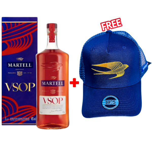 Martell VSOP 1L + 1 Free Martel Cap