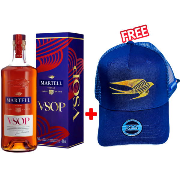 Martell V.S.O.P. 70cl + 1 Free Martel Cap