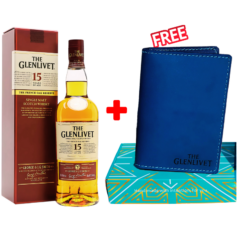 Glenlivet 15 Year Old 700ml + 1 Free Glenlivet Wallet Card Holder
