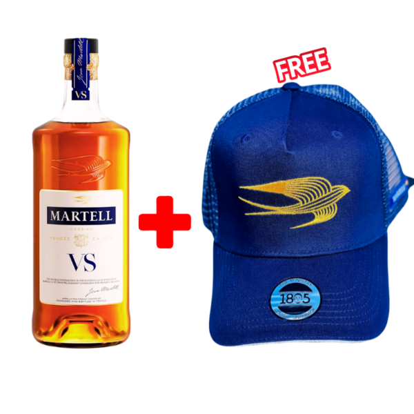 Martell VS 1L + 1 Free Martel Cap Martell VS 1L + 1 Free Martel Cap