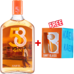 KO 5.8 Spiced Orange Gin 350ml + 1 Free Spiced Orange Shot Glass