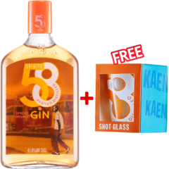 KO 5.8 Spiced Orange Gin 350ml + 1 Free Spiced Orange Shot Glass