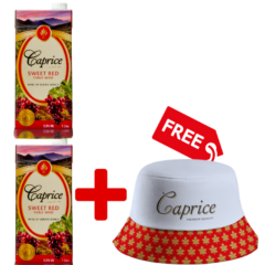 Caprice Sweet Red 1L + 1 Free Caprice Hats