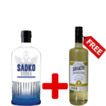Sadko Vodka 750ml + Free Panache Original Syrup 750ml