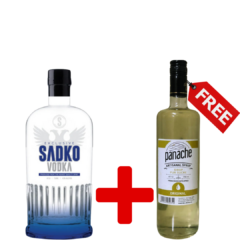 Sadko Vodka 750ml + Free Panache Original Syrup 750ml