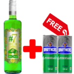 #7 Lemon & Lime Flavoured Gin 750ml+2 Free Brothers Lemonade 330ml