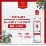 Beefeater Gin 750ml + Blankets and Wine Ticket