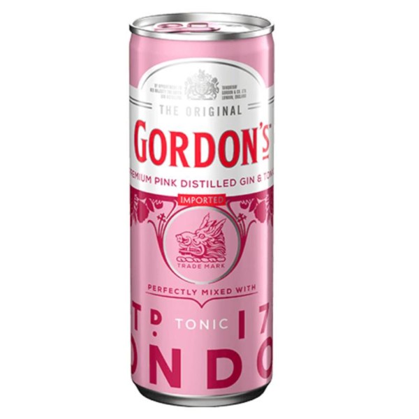 New Project 7 Gordon's Pink & tonic Can 250ml