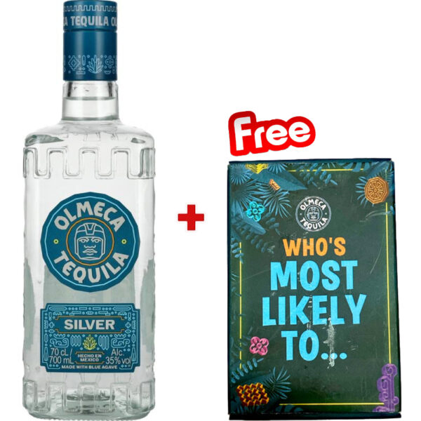 Olmeca Tequila Silver 700ml+ Free Card Game Olmeca Tequila Silver 700ml+ Free Card Game