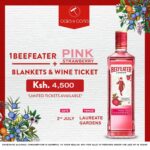 Beefeater Pink Strawberry 750ml + Blankets and Wine Ticket.