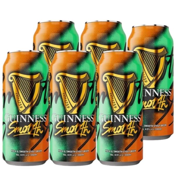 Guinness Smooth 6x330ml Guinness Smooth 6x330ml