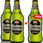 Windhoek Draught 330ml 2-Pack + 1 Free