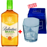 Ballantine’s Brasil Spirit 700ml +Ballantine Glasses