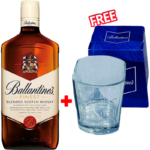 Ballantines Finest 700ml + Free Ballantine Glasses