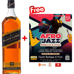 Johnnie Walker Black Label 1L + 1 Free AfroJazz Ticket