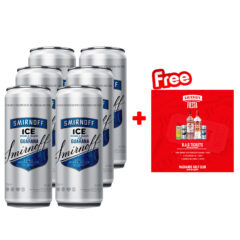 Smirnoff Ice Guarana 330ml 6-Pack + 1 Free Unleash Your Edge Fiesta Ticket