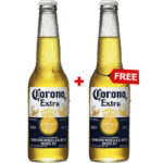 2 Corona Extra 330ml Bottles For The Price Of 1