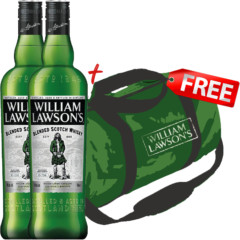 2x William Lawson's 750ml + Free Gym Bag